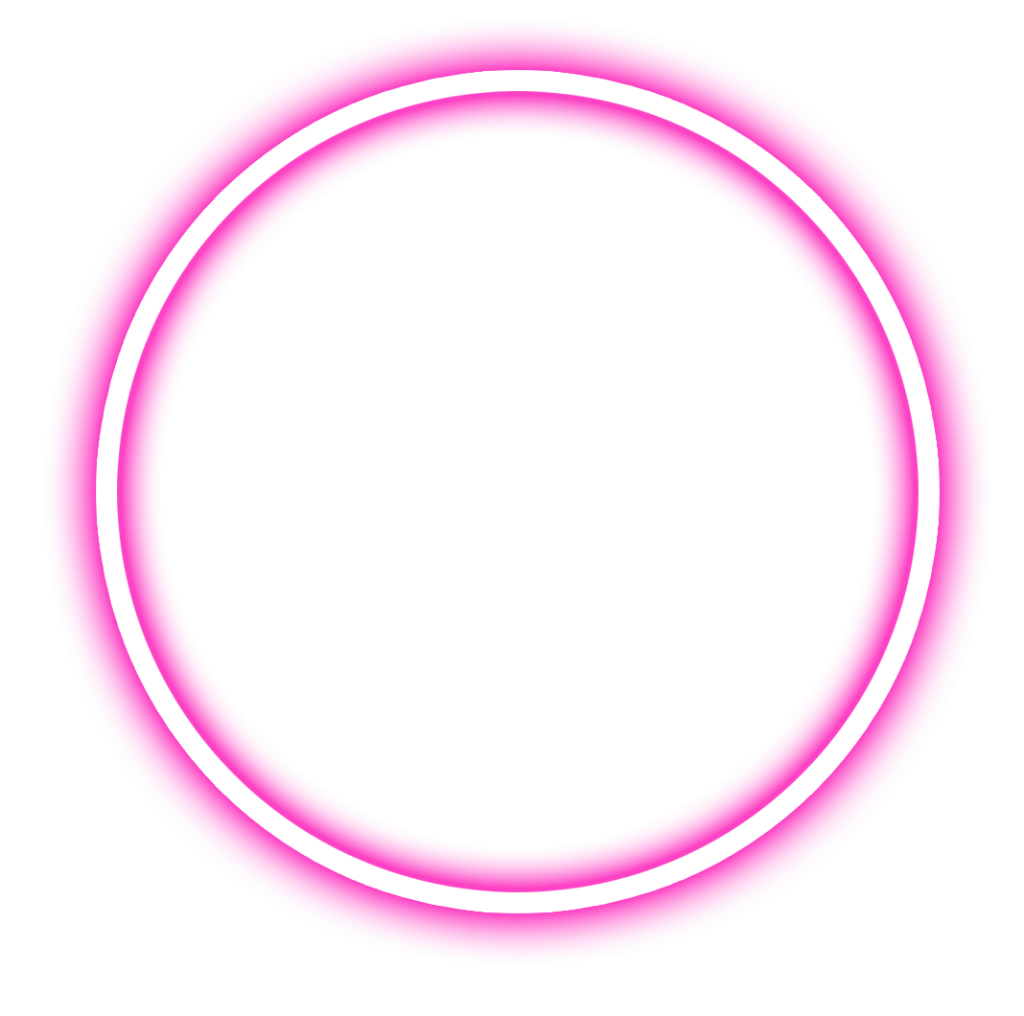 pink neon circle